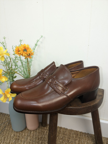 friperie second life Talons en cuir marron 4cm friperie second life Talons en cuir marron 4cm